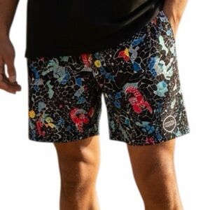 Ezekiel Mosaic Lobster Patterned Board Shorts (32)